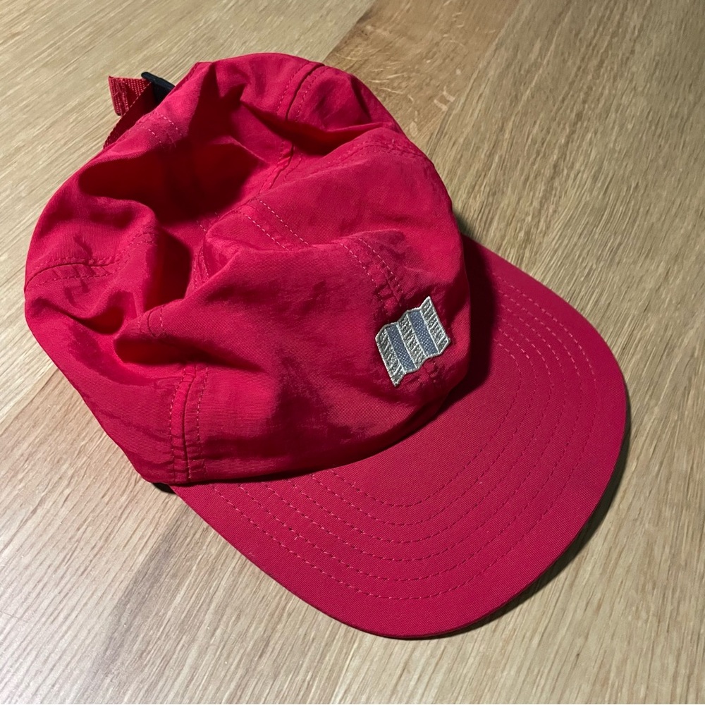 Topo Designs Red Nylon Baseball Cap